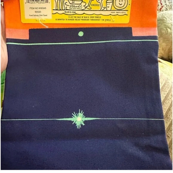 TWO NWT Blue Q Dish Towel ‘Big Golf Guy’ + ‘Affair with the food delivery guy’ - Picture 2 of 8